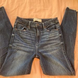 Abercrombie super skinny high rise jeans